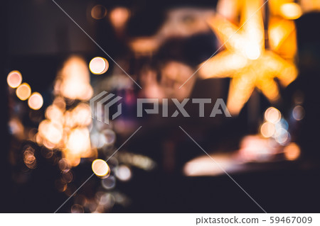 abstract bokeh living room decorate with ball and 59467009