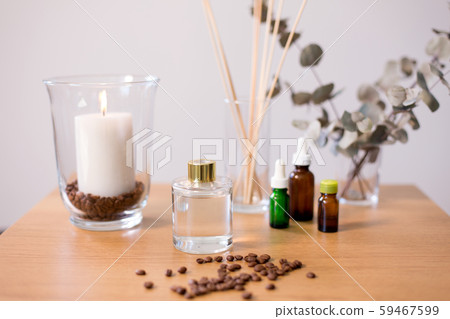 aroma reed diffuser, candle and essential oil 59467599