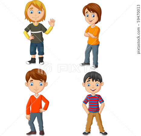 Happy group of young people standing 59470013