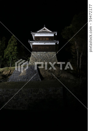 ■上田城■照明■Nanto■Kasumigaoka懸崖■Yukimura Sanada和Masayuki Sanada■長野 59472177