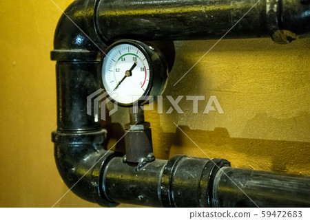 The photo of metal pipes for water supply 59472683