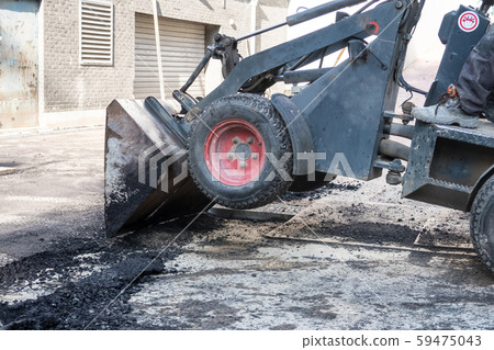 New asphalt on the ground 59475043