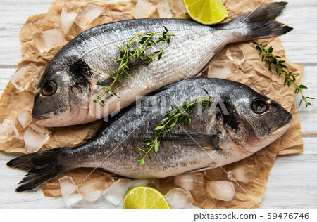 Fresh fish dorado 59476746