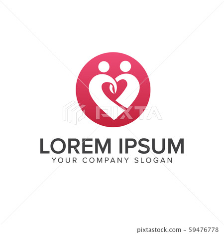 people love logo design concept template people love logo design concept template 59476778
