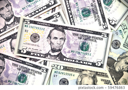 Background made of dollars. Large file size 59476863