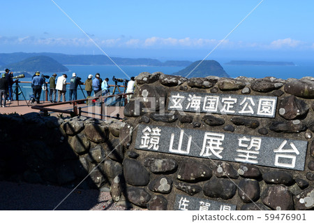 Karatsu Sightseeing Spot, Kagamiyama Observatory, Great View Point overlooking Karatsu City Karatsu Sightseeing Spot, Kagamiyama Observatory, Great View Point overlooking Karatsu City 59476901