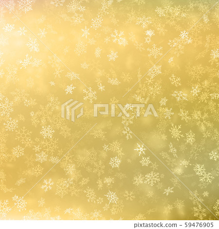 Shiny gold snowflakes background template. EPS 10 Shiny gold snowflakes background template. EPS 10 59476905