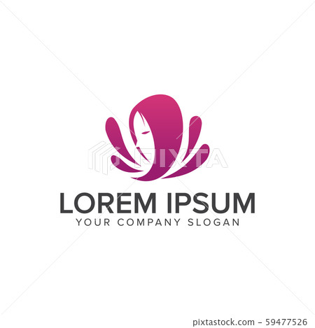beauty woman logo. Cosmetics and Beauty Logos beauty woman logo. Cosmetics and Beauty Logos 59477526