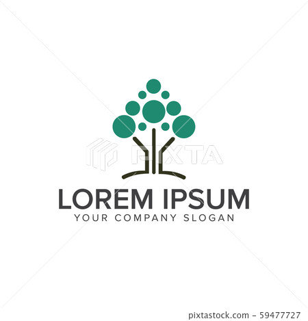 modern tree logo design concept template modern tree logo design concept template 59477727