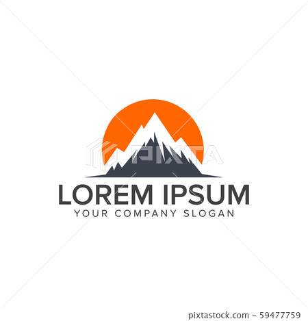 mountain logo design concept template 59477759