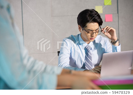 Male business busy 59478329
