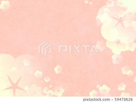 Watercolor cherry blossom background 59478626