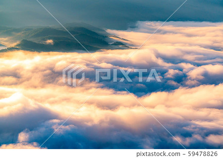 Ogumayama Observatory, Unkai Morning View, Omachi City [Nagano Prefecture] 59478826