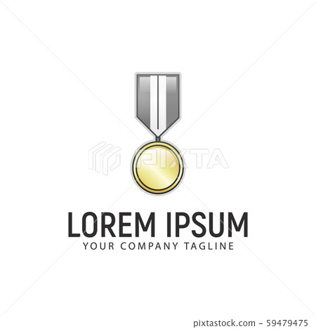 Medal logo design concept template 59479475
