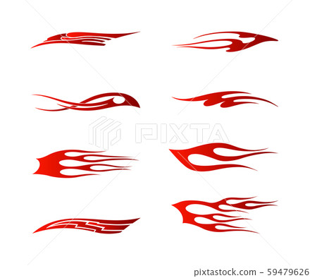tribal vehicle graphic, flame vehicle graphic wrap 59479626