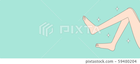 Legs clean thin hair removal swelling 59480204