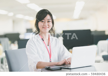 office worker, office-worker, female 59480436