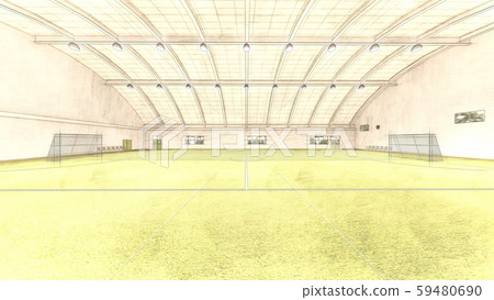Futsal court soccer indoor floor lawn illustration 50 59480690