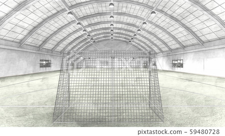Futsal court soccer indoor floor lawn illustration 31 59480728