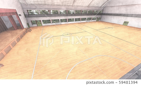 Futsal court soccer indoor gymnasium illustration 57 Futsal court soccer indoor gymnasium illustration 57 59481394