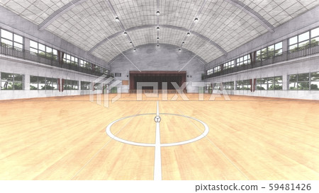 Futsal court soccer indoor gymnasium illustration 50 Futsal court soccer indoor gymnasium illustration 50 59481426