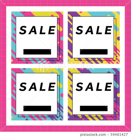 Colorful sale banner Colorful sale banner 59481427