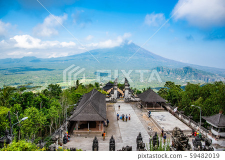 The heaven gate in the precincts of Lampang temple, Bali, Indonesia 59482019