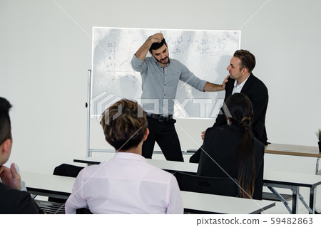 Meeting and planning of working as a team together Meeting and planning of working as a team together 59482863
