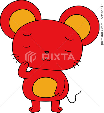 Mouse pose facial expression cute childhood Mouse pose facial expression cute childhood 59483418