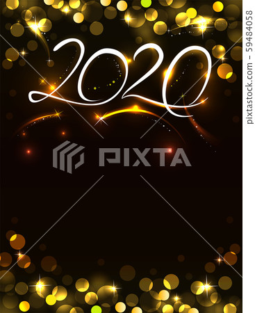 New Year 2020 invitation 59484058