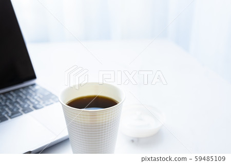 咖啡，電腦，工作，游牧，家庭，商業 59485109