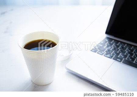 Coffee, computer, work, nomad, home, business Coffee, computer, work, nomad, home, business 59485110