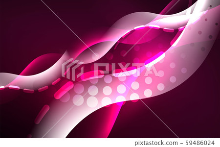 Neon abstract background. Background decoration. Trendy graphic design. 59486024