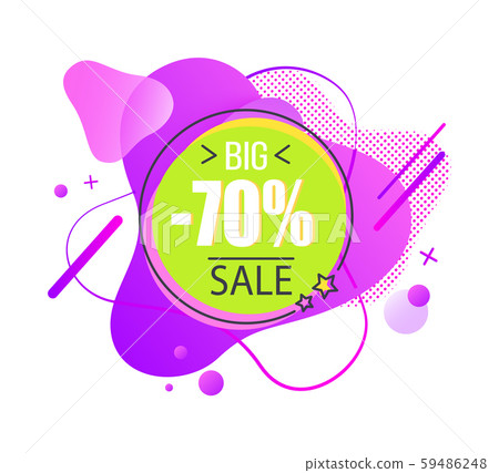 Big Sale Offer Abstract Vector Purple Sticker Big Sale Offer Abstract Vector Purple Sticker 59486248