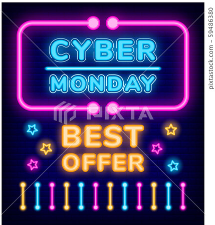 Cyber Monday Best Offer and Clearance Neon Sign Set Cyber Monday Best Offer and Clearance Neon Sign Set 59486380
