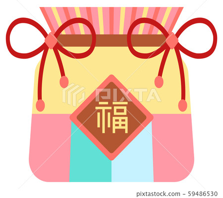 Fortune Bag with Ropes, Sack with Cord Vector Fortune Bag with Ropes, Sack with Cord Vector 59486530