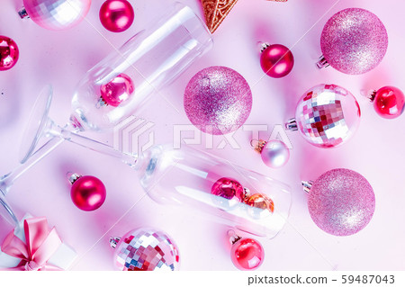 Christmas party with champagne Christmas party with champagne 59487043