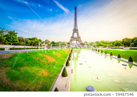 eiffel tour and from Trocadero, Paris 59487546