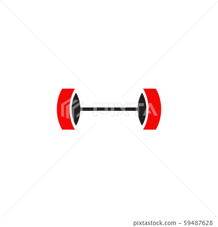 Barbell logo design vector template Barbell logo design vector template 59487628