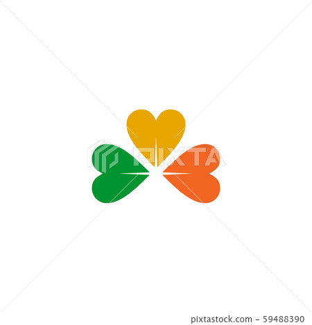 Clover leaf icon logo design vector template - Stock Illustration ...