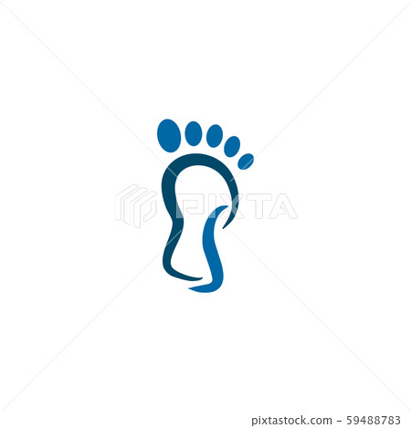 Palm foot icon logo design vector template Palm foot icon logo design vector template 59488783