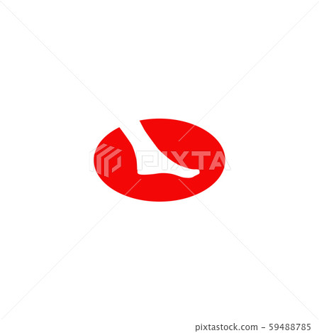 Palm foot icon logo design vector template Palm foot icon logo design vector template 59488785