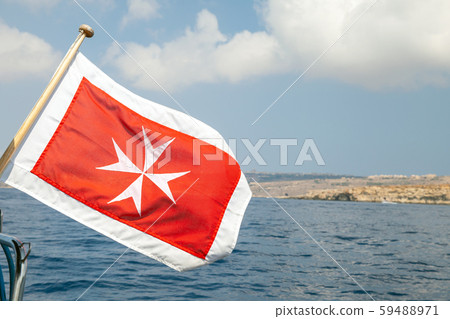 The merchant flag of Malta The merchant flag of Malta 59488971