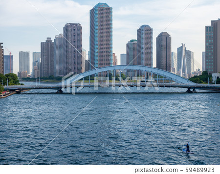 View of the Eiyo Bridge from the Sumida River Bridge 59489923