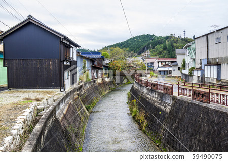 Aichi town scenery, Ena city, Gifu prefecture Aichi town scenery, Ena city, Gifu prefecture 59490075