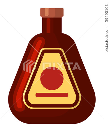 Alcohol Beverage in Bottle, Celebration Vector 59490108