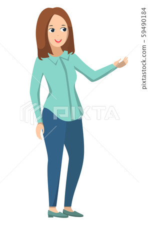 Teacher Standing Alone, Teaching and Explaining 59490184