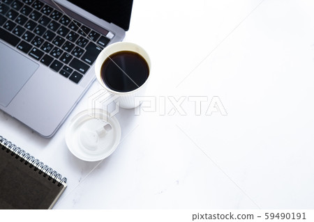 Coffee, computer, work, nomad, home, business Coffee, computer, work, nomad, home, business 59490191