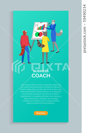 Business Coach, Woman Cats Head and Tail. Teamwork Business Coach, Woman Cats Head and Tail. Teamwork 59490234