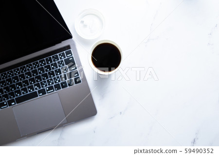 Coffee, computer, work, nomad, home, business Coffee, computer, work, nomad, home, business 59490352